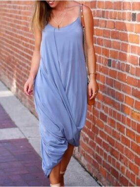 100% silk Slip Dress in Sage Green with Spaghetti Straps